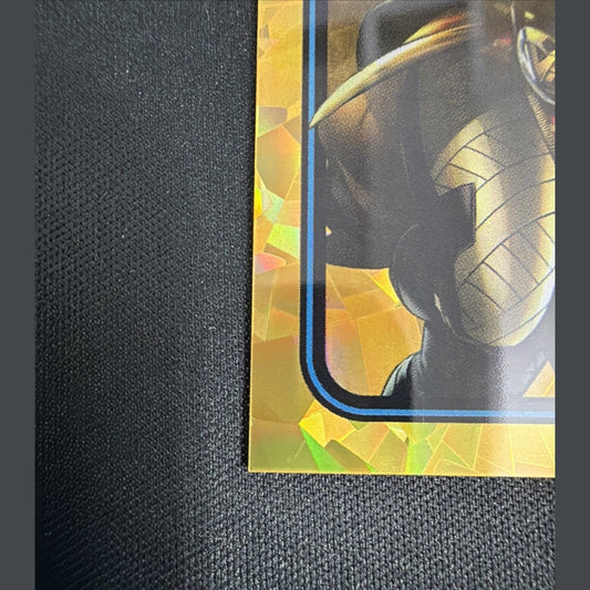 2025 TOPPS CHROME MARVEL SAPPHIRE ED GOLD #58 OKOYE /50