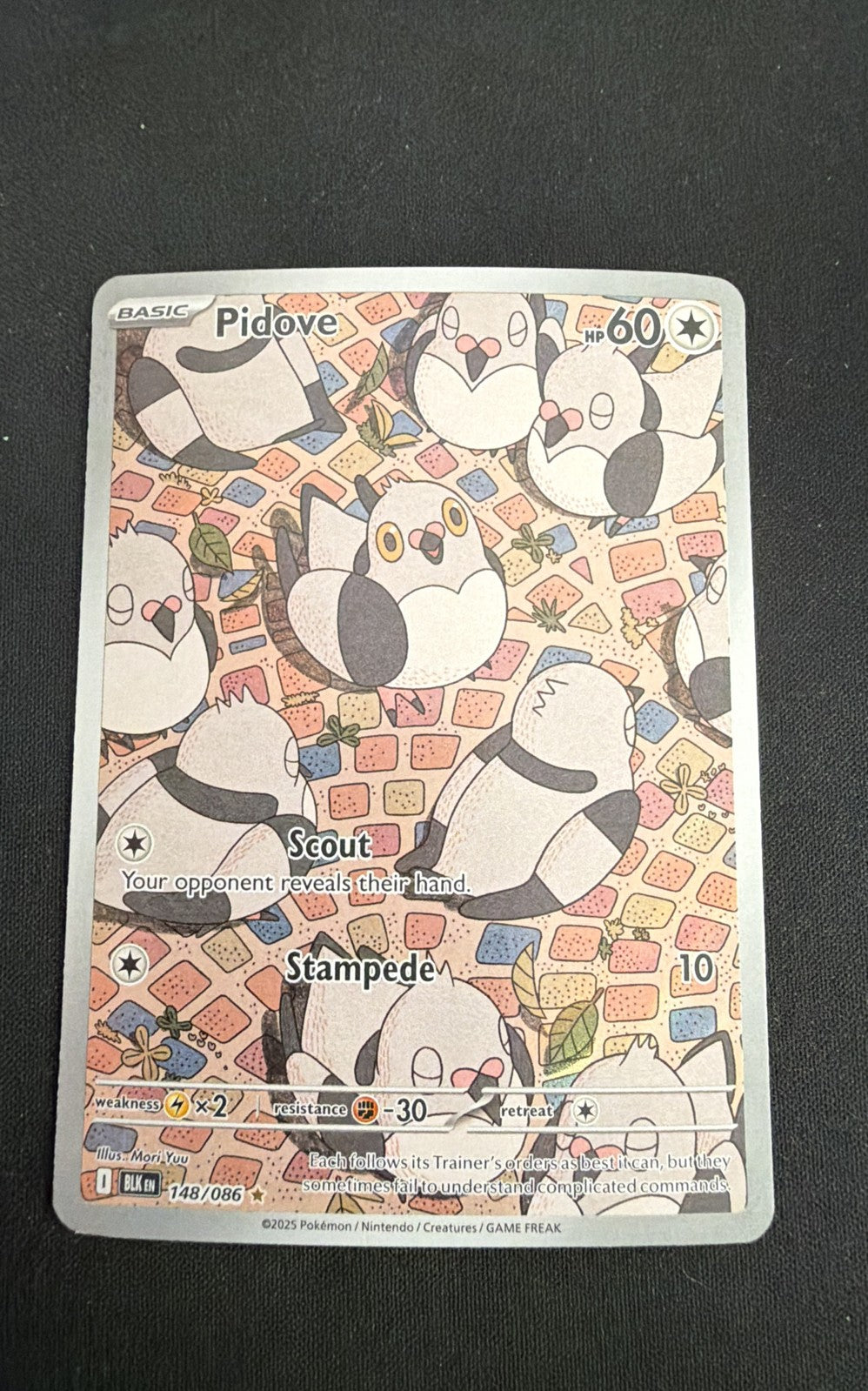 Pidove 148/086 Sv: Black Bolt Holo
