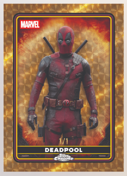 2025 TOPPS CHROME DEADPOOL Value Blaster BOX (28 Cards) MARVEL Presale