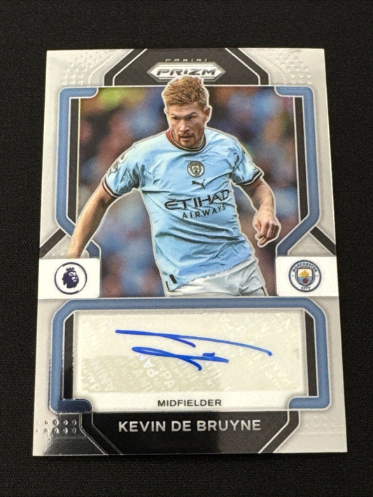 Panini 2022-23 Prizm Kevin De Bruyne Autograph S-KDB Manchester City