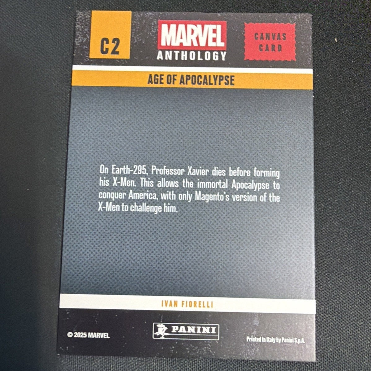 Age of Apocalypse Canvas 2025 Panini Marvel Anthology C2 X-Men Wolverine Magneto