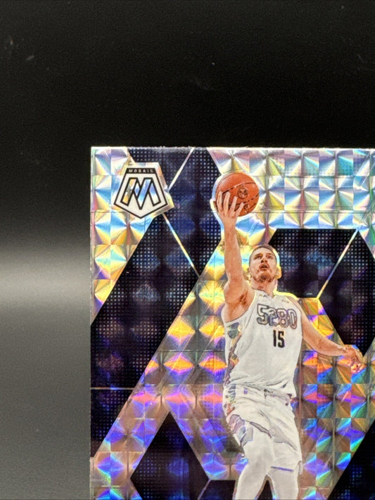 2025 Panini Mosaic- Nikola Jokic #117 Silver Mosaic Prizm