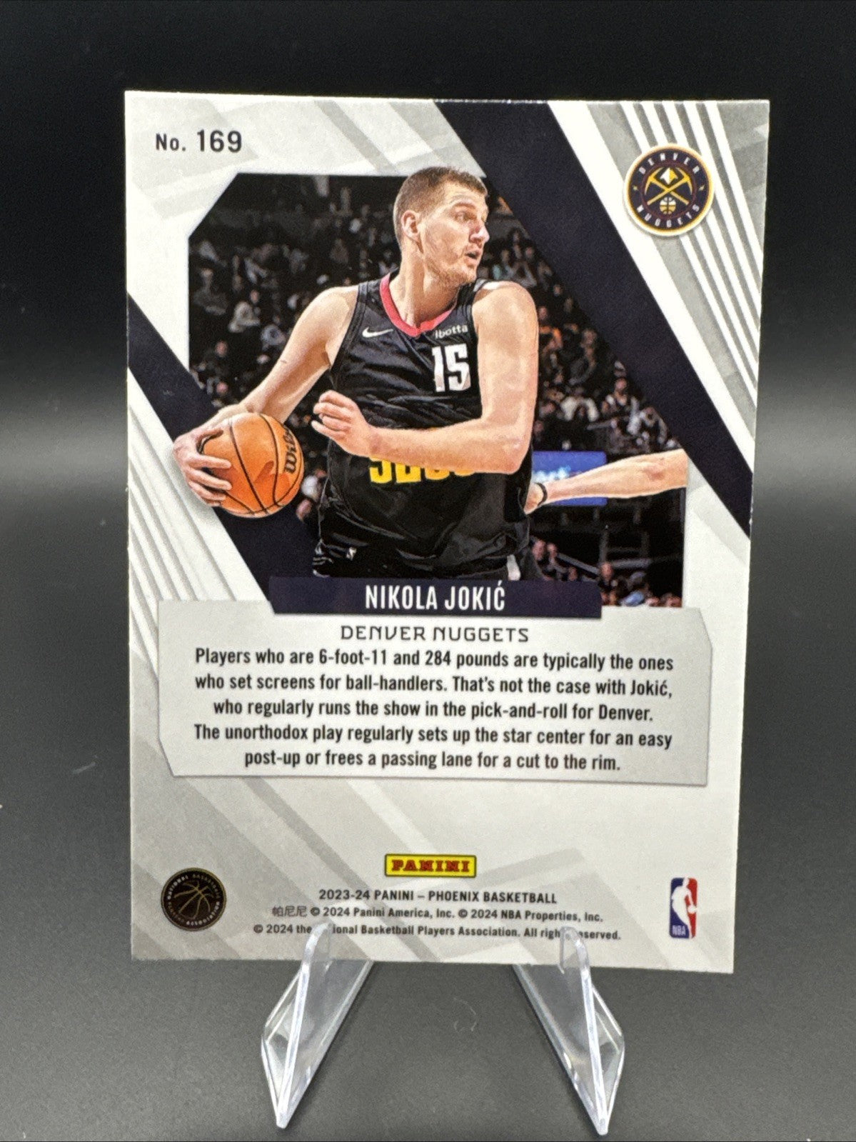 2023-24 Panini Phoenix Basketball Nikola Jokic Red Ice #169