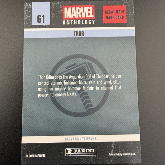2025 Panini Marvel Anthology - Glow in the Dark - Thor - G1