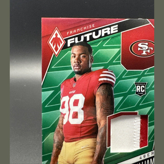 Mykel Williams 2025 Panini Phoenix Franchise Future Patch Green 90/99 #FFM-MWS