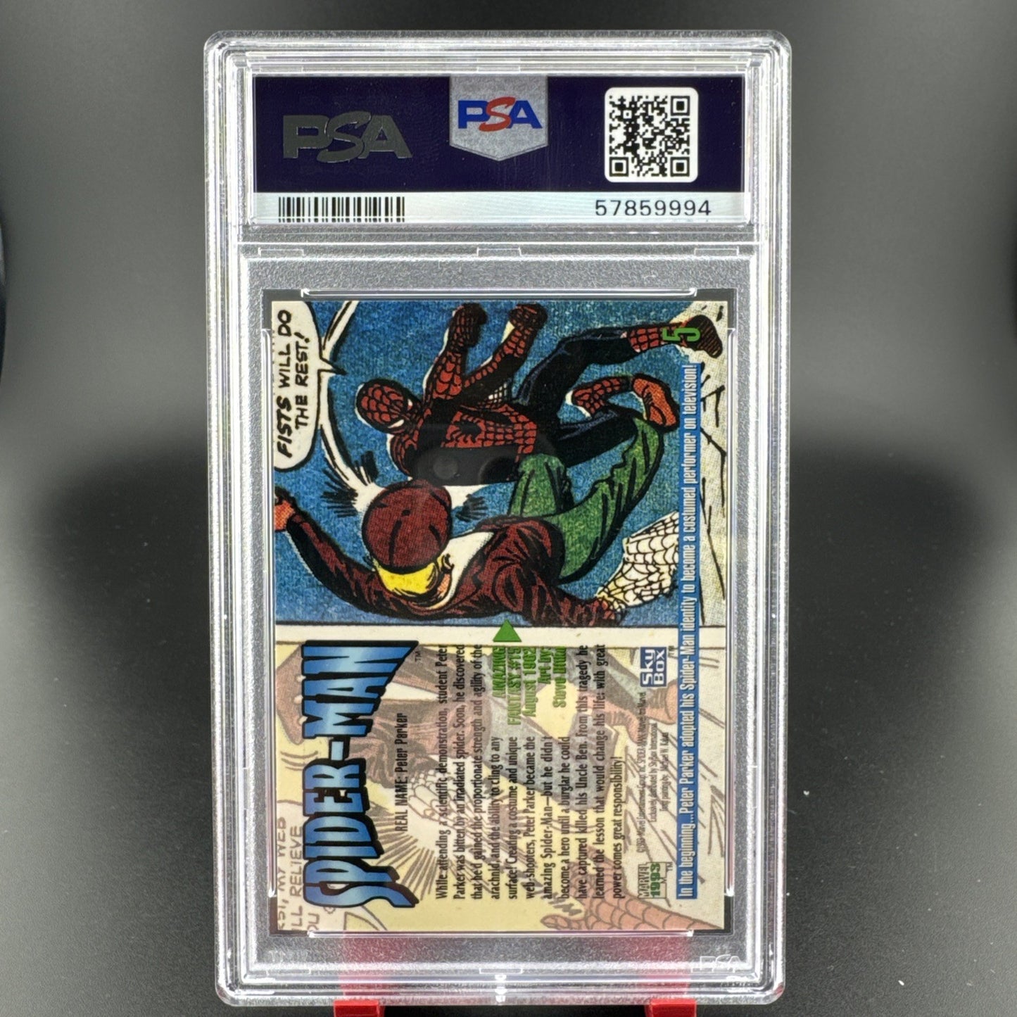 Spider-Man - 1993 Skybox Marvel Masterpieces #5