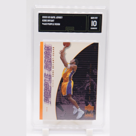 2000-01 Upper Deck - Game Jersey Edition Kobe Bryant #443 Purple Reign GMA MT 10