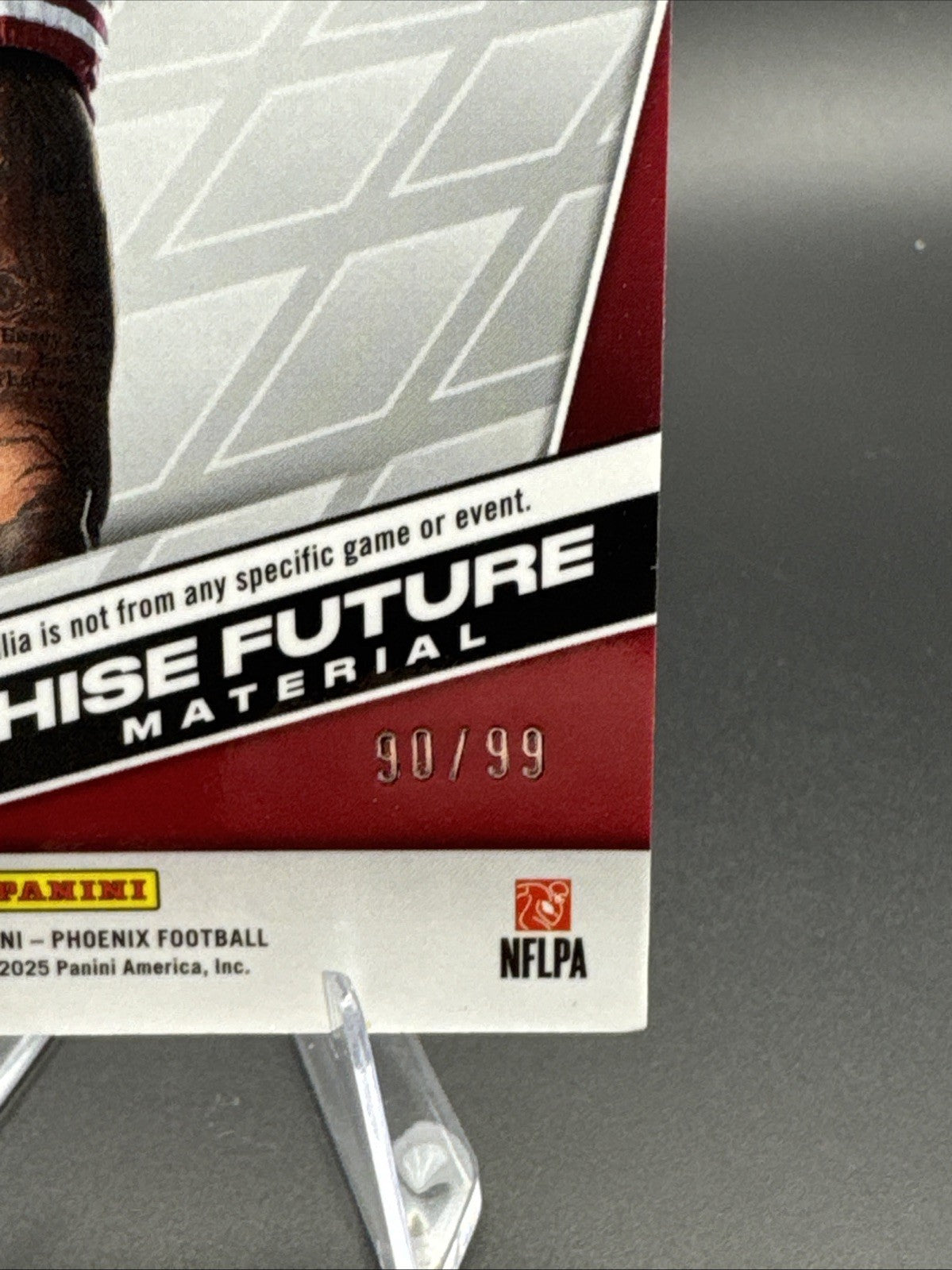 Mykel Williams 2025 Panini Phoenix Franchise Future Patch Green 90/99 #FFM-MWS