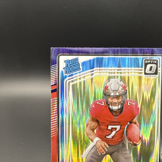 2024 Panini Donruss Optic - Rated Rookie Bucky Irving #216 Purple Shock Prizm