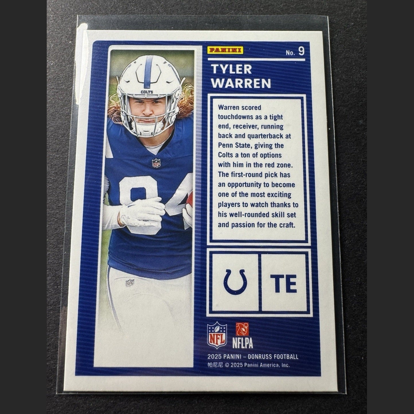 2025 Donruss The Rookies/Elite Series/Base Tyler Warren