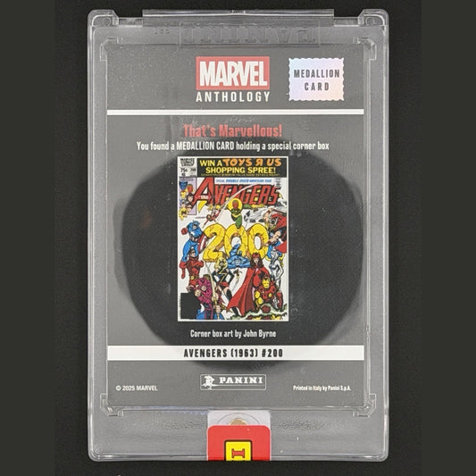 X‑Men 2025 Panini Marvel Anthology Medallion Card John Byrne Corner Box