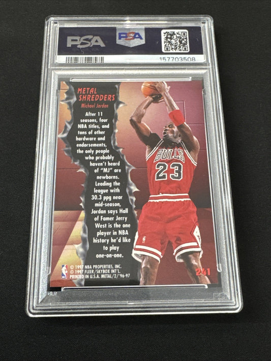 1996-97 Fleer Metal - Metal Shredders Michael Jordan #241