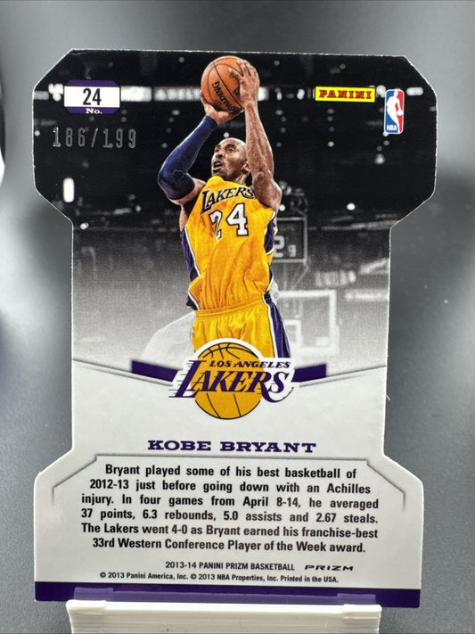 2013-14 Panini Prizm - Dominance Kobe Bryant #24 Light Blue Prizm Die-Cut /199