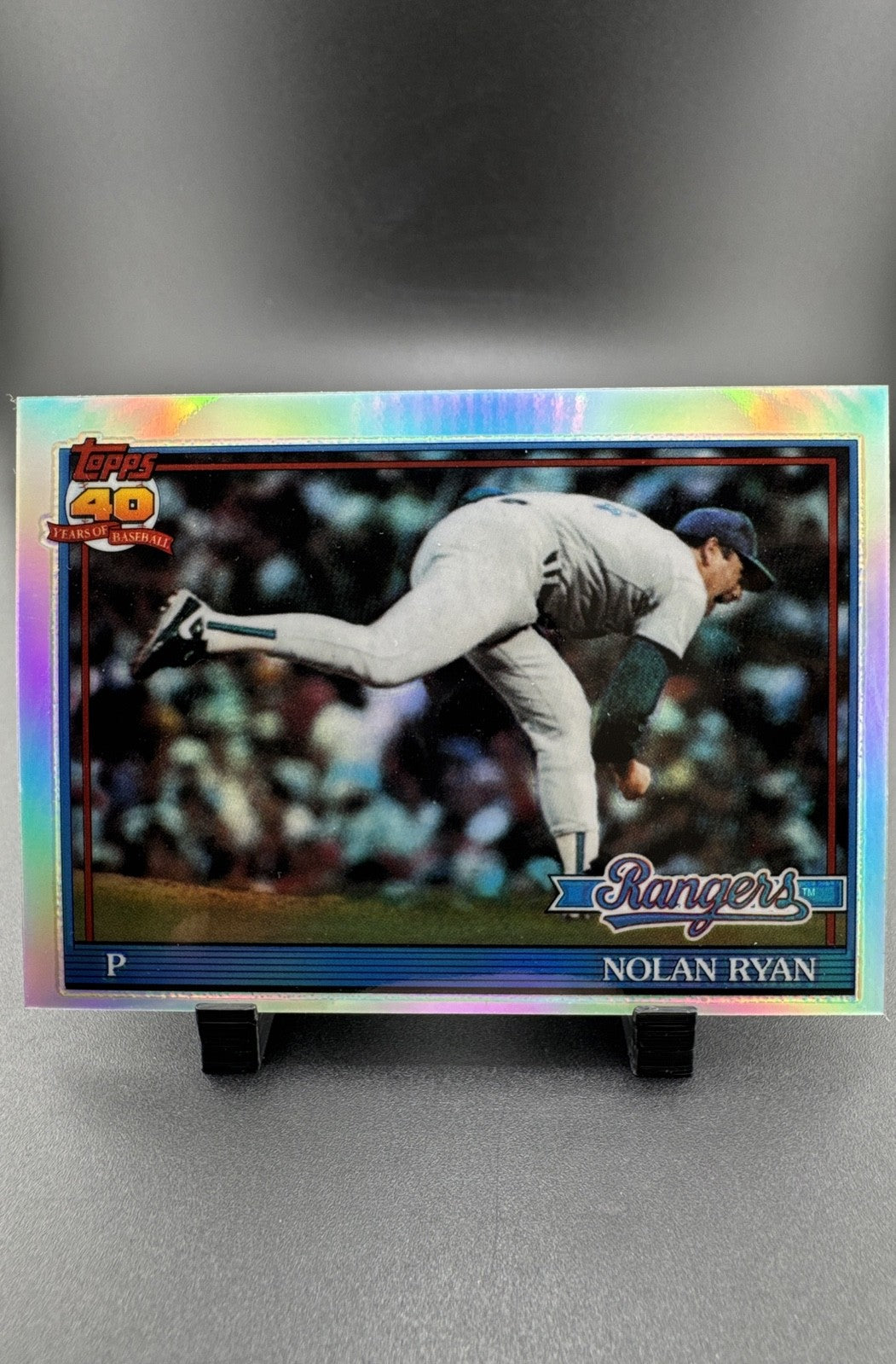 1999 Topps - Nolan Ryan Reprints Nolan Ryan #24 Refractor Finest 1991 Topps