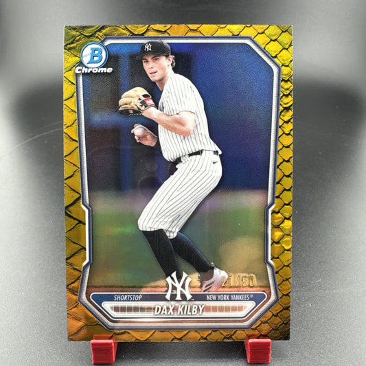 2025 Bowman Chrome Dax Kilby #BDC-146 Gold Reptilian Refractor 21/50