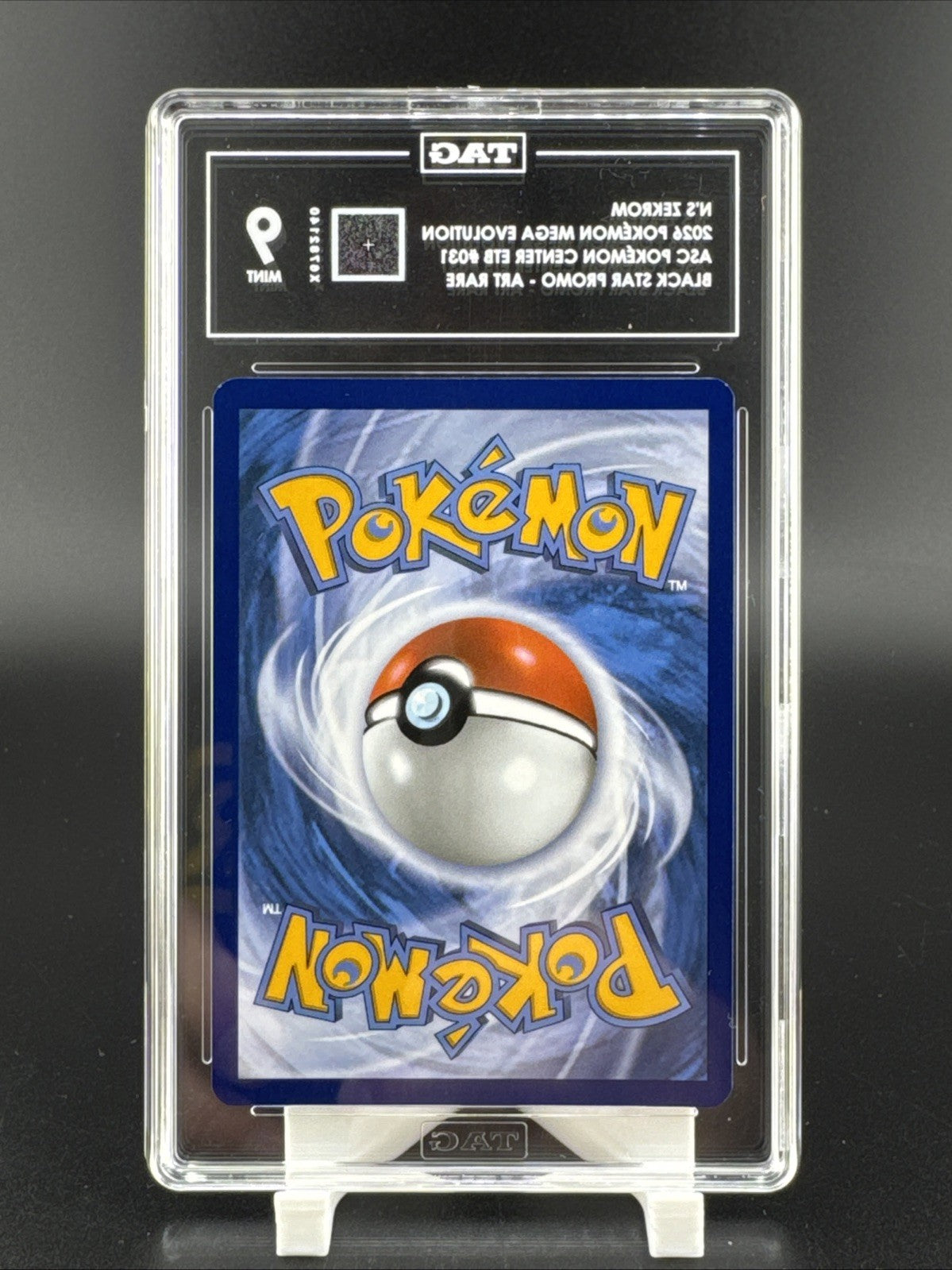 2026 Pokemon N's Zekrom Mega Evolution 031 Black Star Promo TAG 9