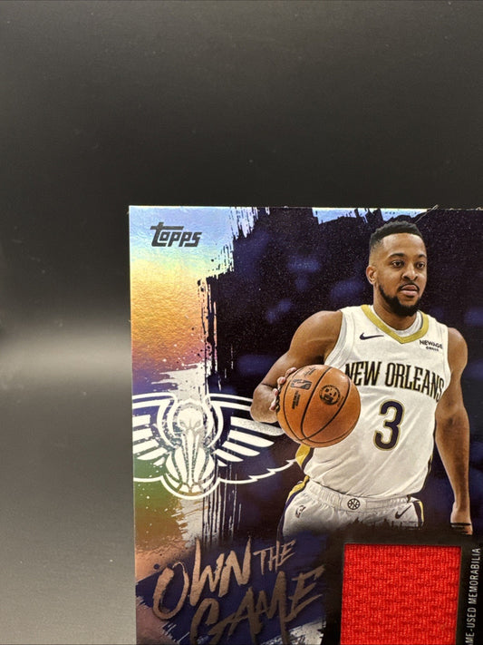 2025-26 Topps CJ McCollum Own the Game Jersey Rainbow Foil #OTGA-CM Pelicans