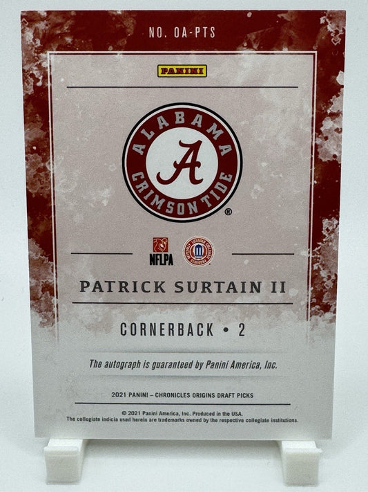 2021 Chronicles Origins Patrick Surtain RC Auto Broncos #OA-PTS