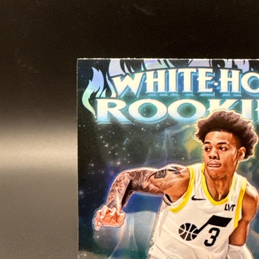 2023-24 Donruss Optic White Hot Rookies #12 Keyonte George RC - Jazz
