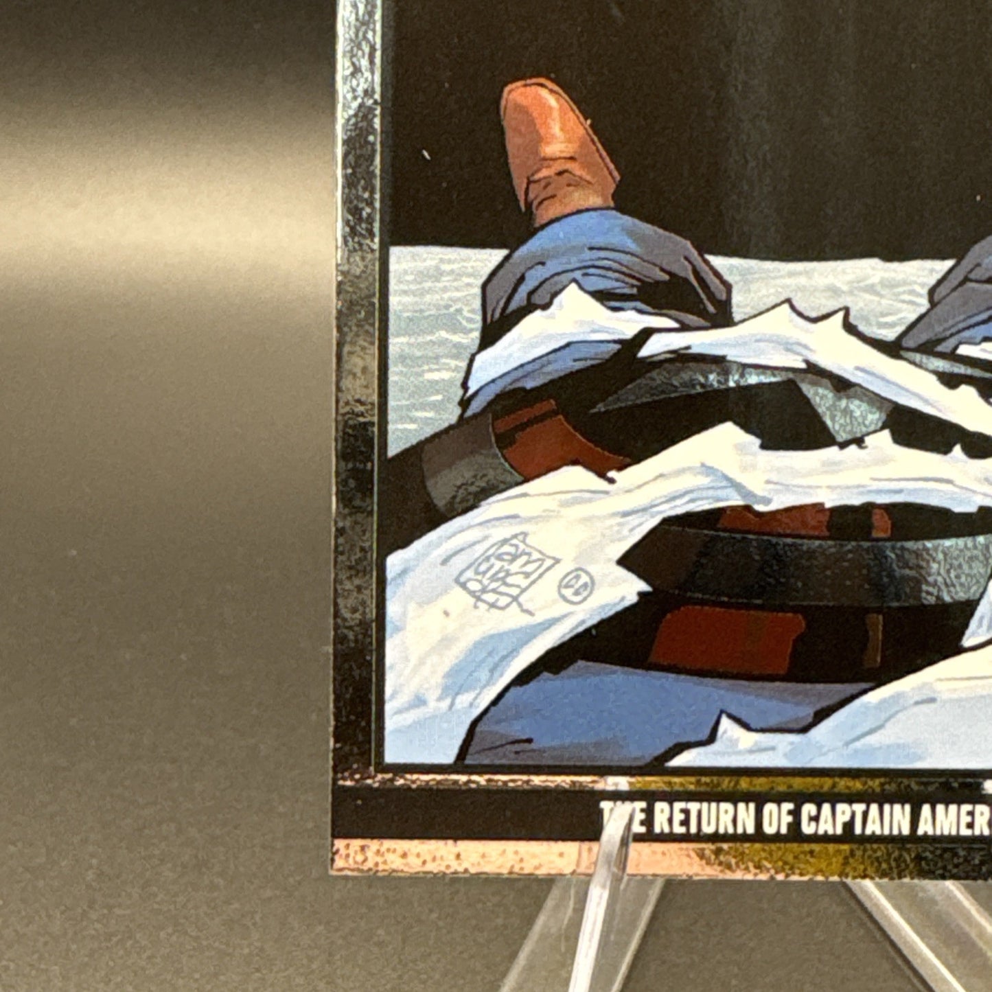 The Return of Captain America Stardust Holo SP 2025 Panini Marvel Anthology #3