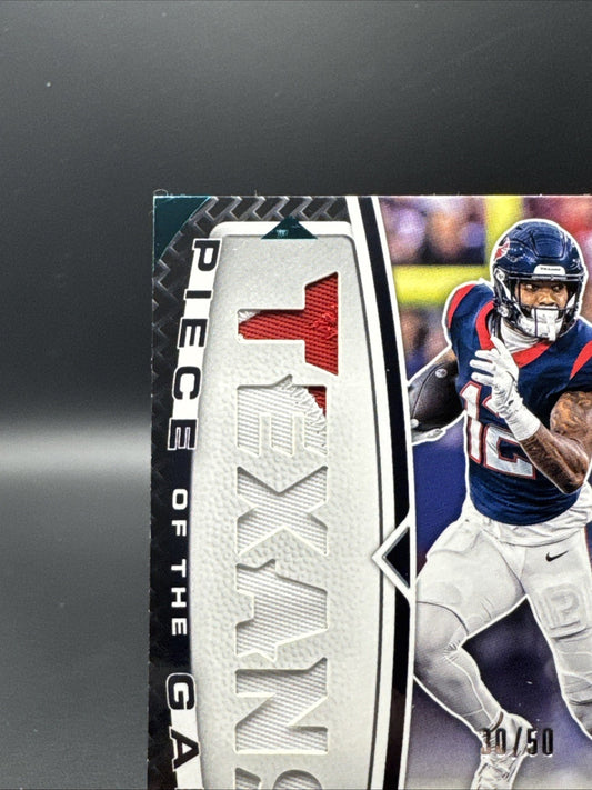 2024 Panini Certified Piece of the Game Jersey Nico Collins 30/50 #POG-NCS