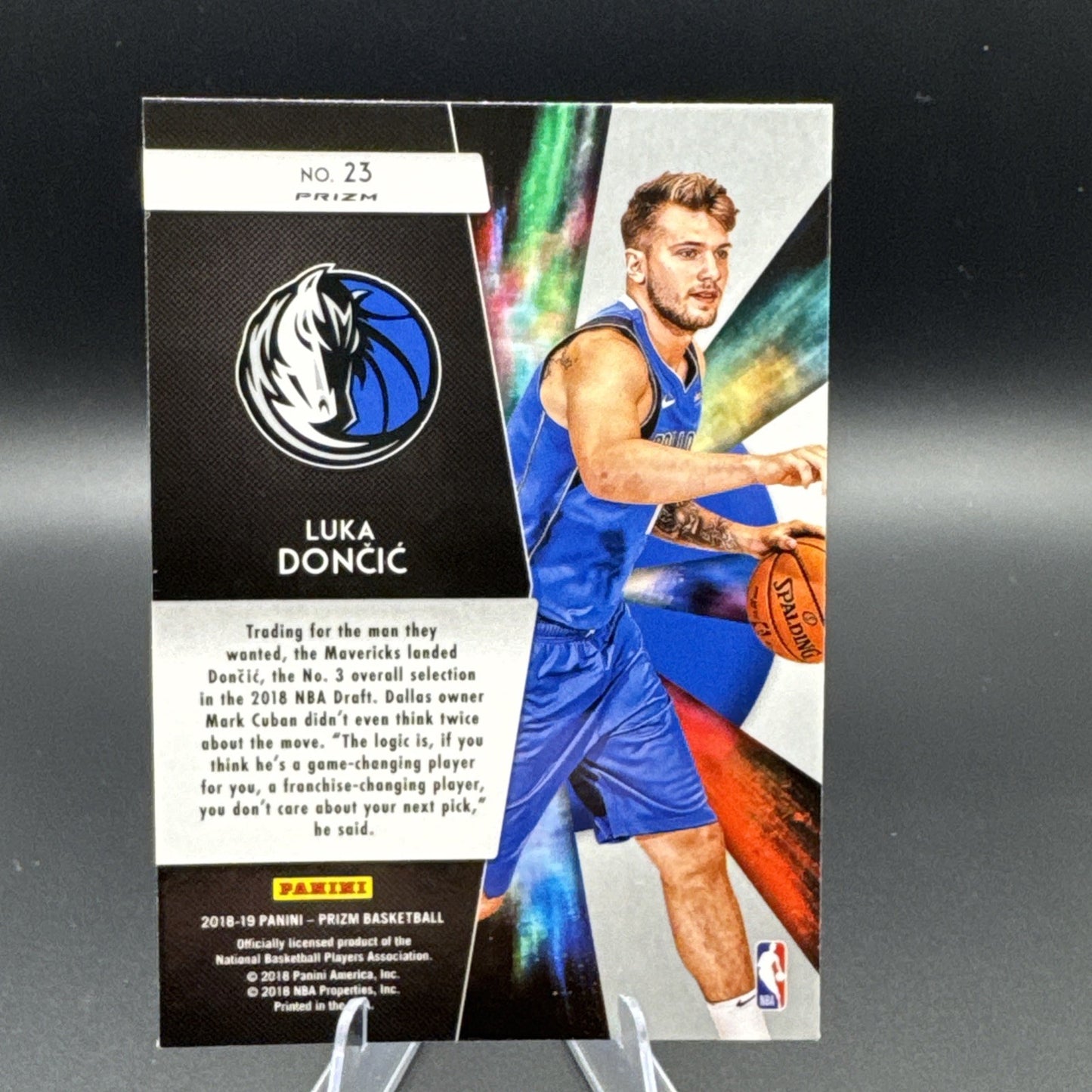 2018-19 PRIZM LUKA DONCIC FRESHMAN PHENOM SILVER PRIZM #23 ROOKIE