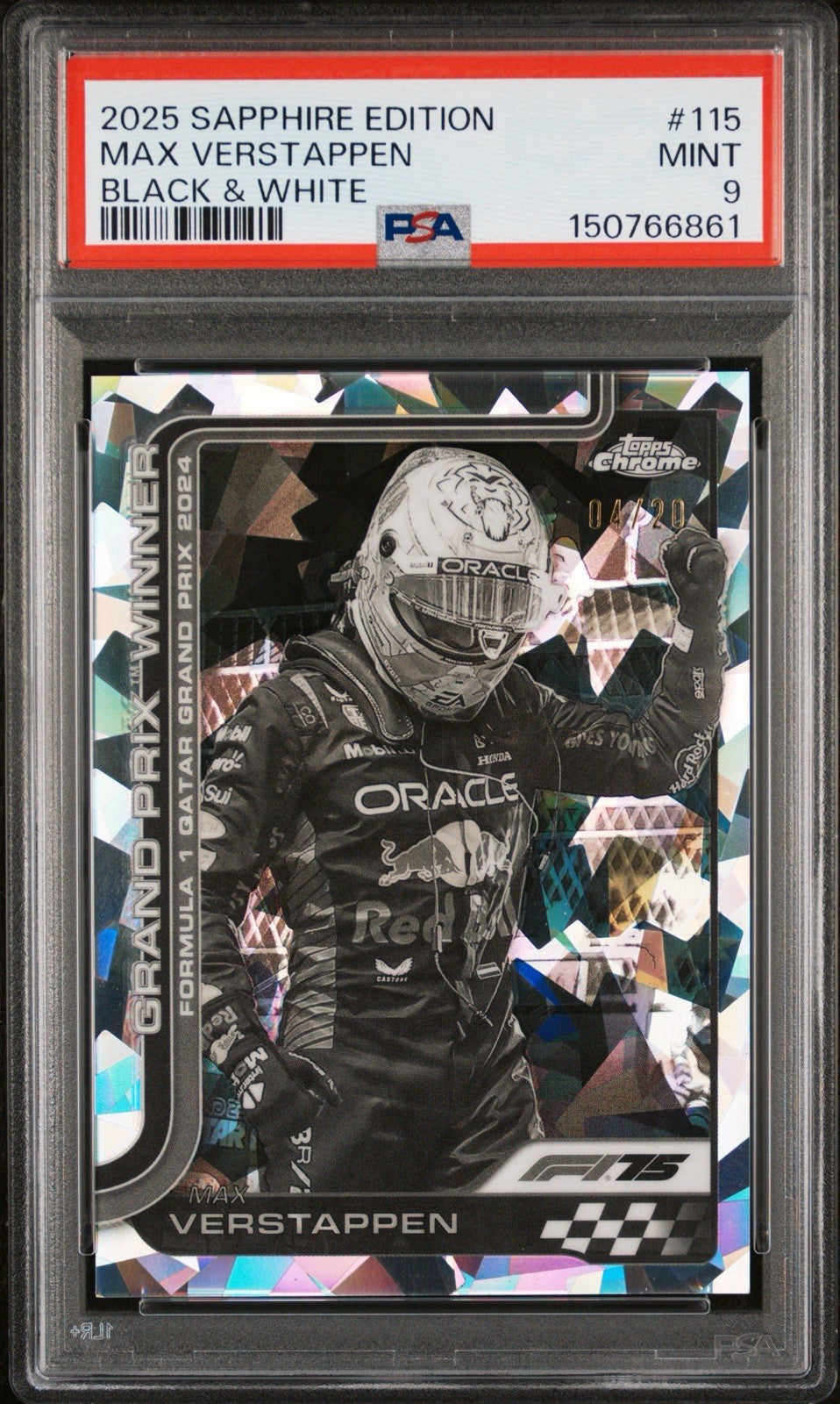 PSA10 / Max Verstappen サファイアEdition #143 2025 Topps Chrome Sapphire Edition Formula 1 - F1 Drivers Max
