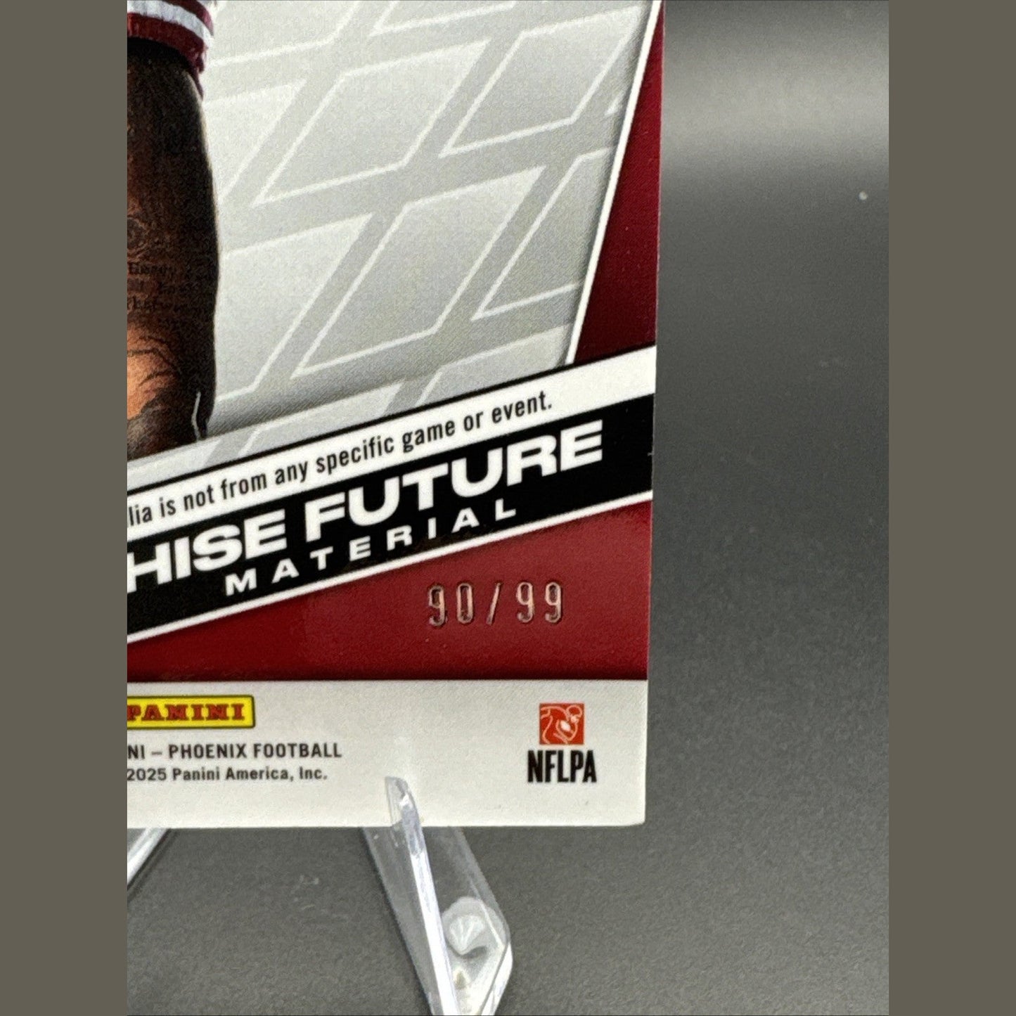 Mykel Williams 2025 Panini Phoenix Franchise Future Patch Green 90/99 #FFM-MWS