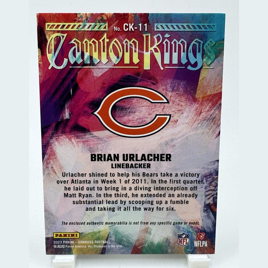 2023 Panini Donruss Canton Kings #CK-11 Brian Urlacher /199