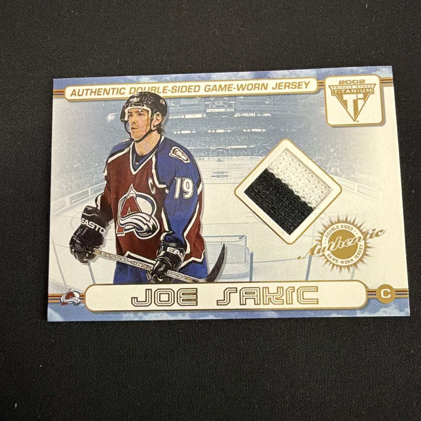 2001-02 Pacific Private Stock Titanium - Authentic Double-Sided Game-Worn Jersey