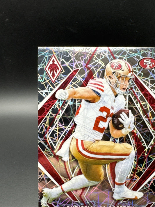 CHRISTIAN MCCAFFREY #26 2024 PANINI PHOENIX 49ERS LAZER