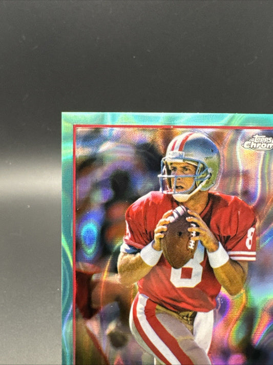 2024 Topps Chrome Composite #49 Steve Young Aqua Lava #/175