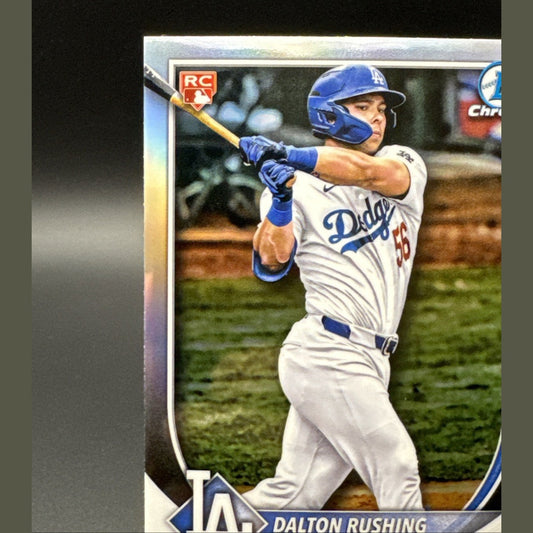 2025 Bowman Chrome Dalton Rushing Rookie #100