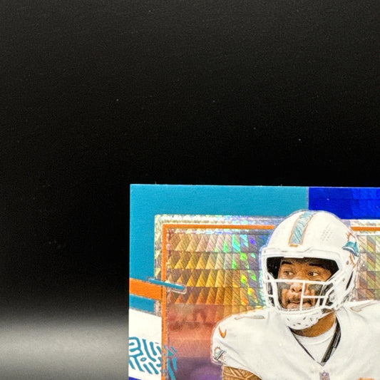 2023 Tua Tagovailoa Panini Donruss Optic Hyper Prizm Threads MEM #DT-TT