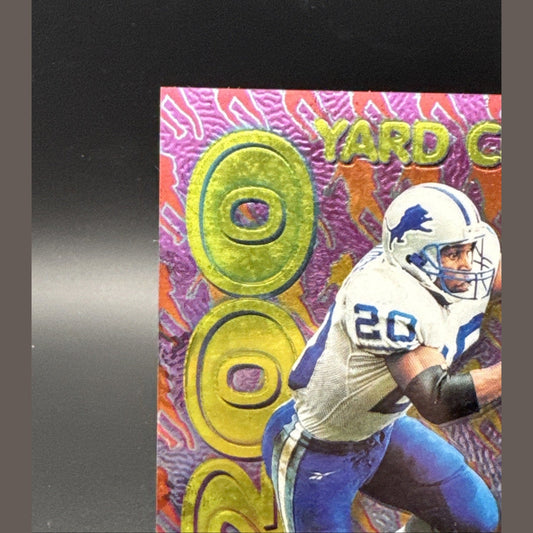 1999 Topps Chrome 1200 Yard Club Barry Sanders Card #AE7