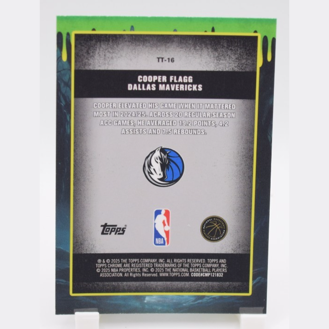 2025-26 Topps Chrome Cooper Flag Tall Tales #TT-16 RC #TT-16