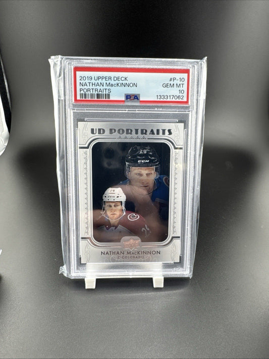 2019-20 Upper Deck - Ud Portraits Rookies Cale Makar #P-50 (RC) PSA 10 Avs