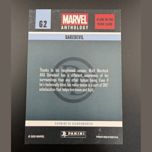 2025 Panini Marvel Anthology - Glow in the Dark - Daredevil - G2