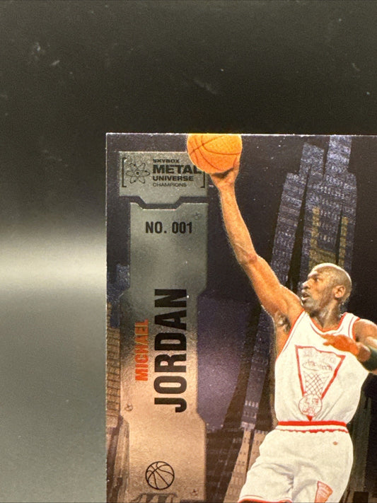 Michael Jordan 2022 SkyBox Metal Universe Champions #001