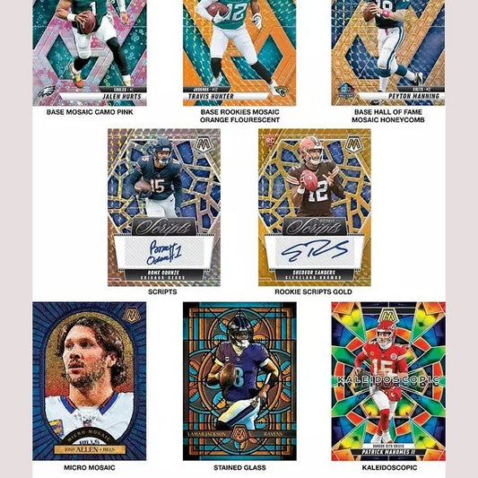 2025 Panini Mosaic Football Mega Box FACTORY SEALED