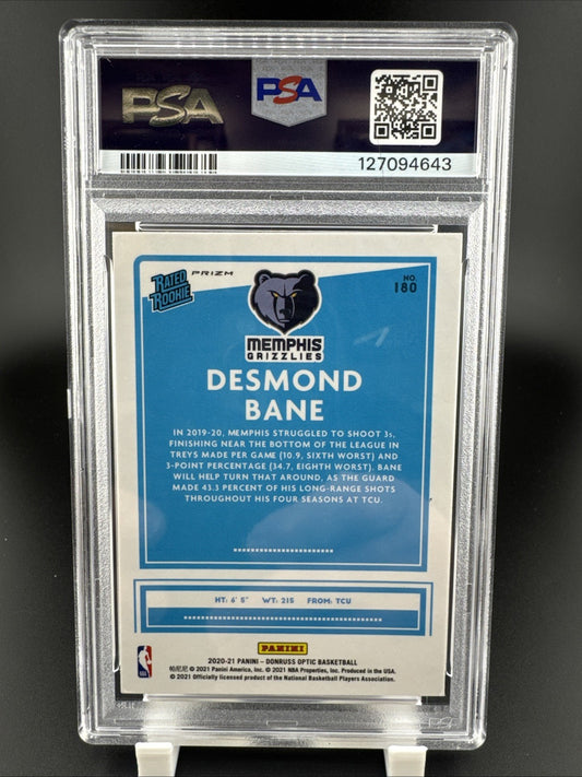 2020 Donruss Optic Desmond Bane Target Box Set #180 PSA 10
