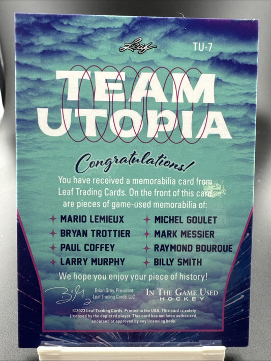 Team Utopia 8 Relics 2022-23 Leaf In the Game Used #TU-7