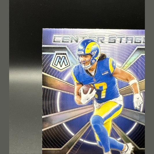 2025 Mosaic Center Stage Puka Nacua Prizm No.28 LA Rams