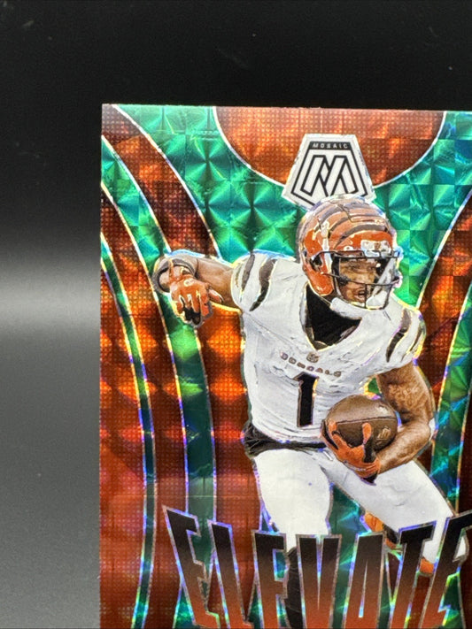 Panini 2025 Mosaic Elevate Prizm Insert Ja'Marr Chase Bengals #14