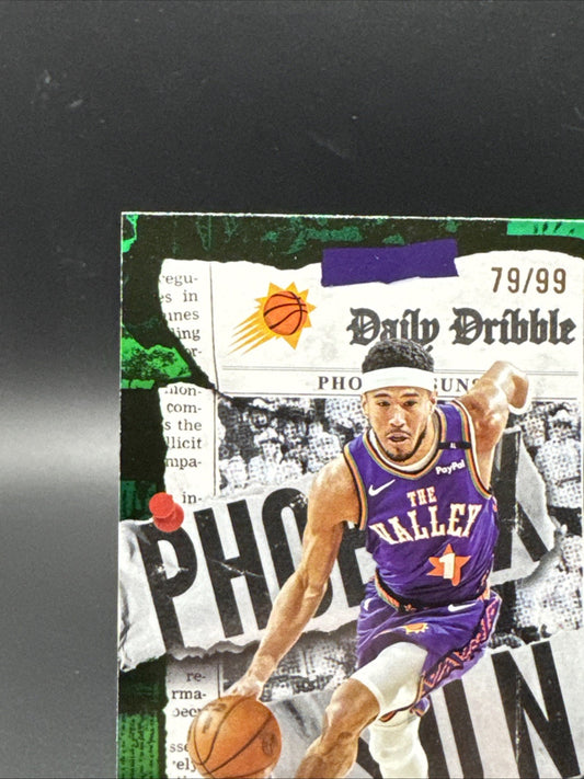 2025-26 Topps - The Daily Dribble Devin Booker #DD-16 /99 Green