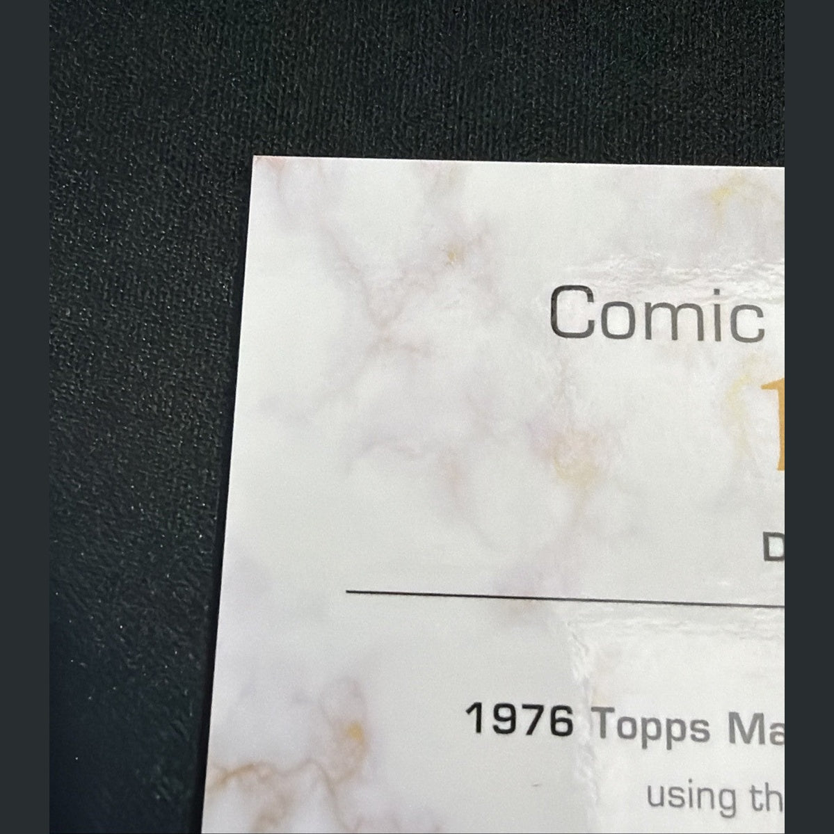 2025 Topps Marvel Comic Book Heroes 1975 Anniversary, DOCTOR DOOM #73 Black /10