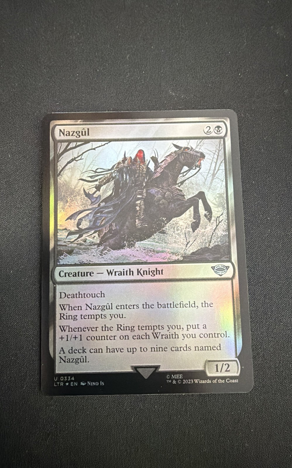 MTG FOIL Nazgul (0334): the Lord of the Rings: Tales of Middle