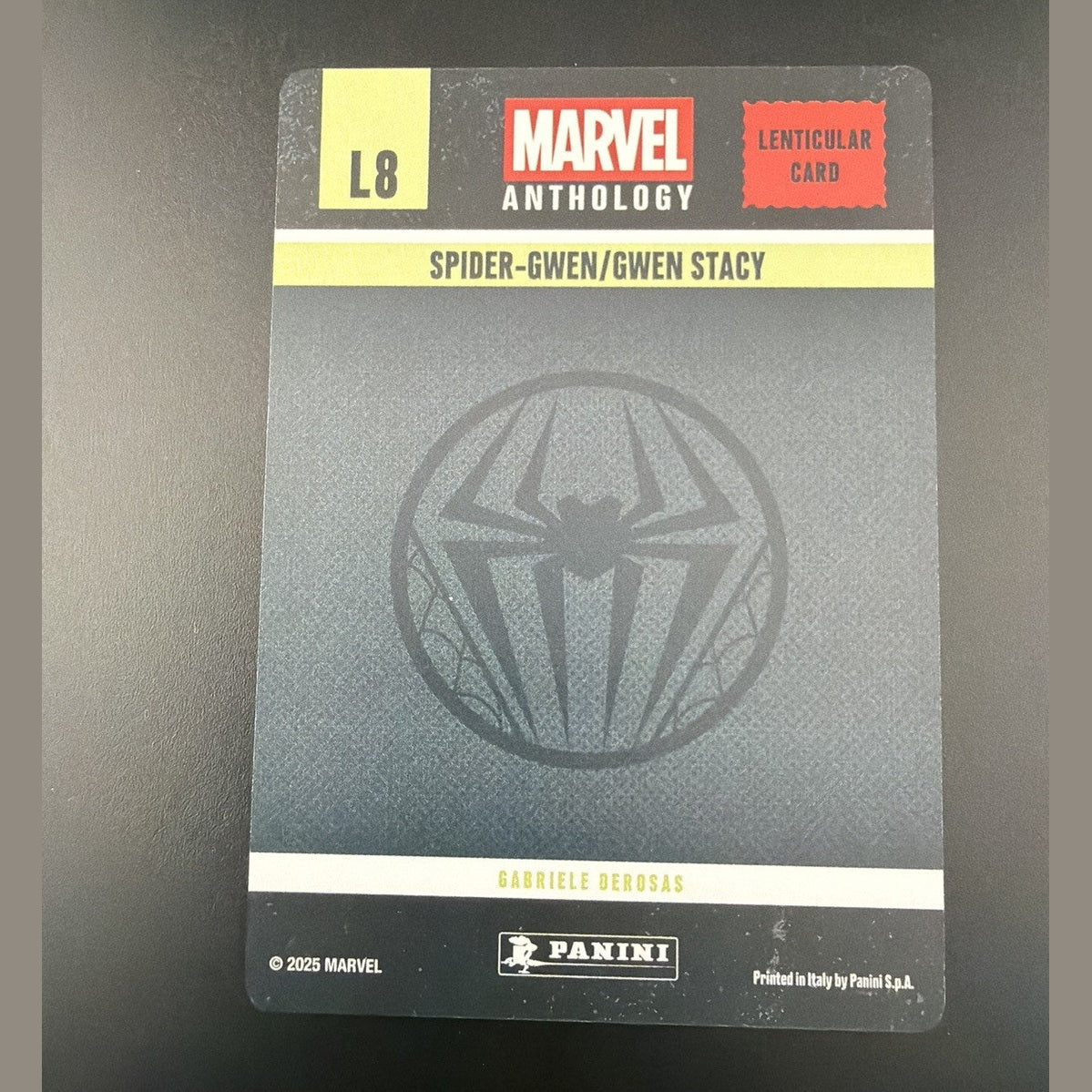 Panini Marvel Anthology Spider-Gwen / Gwen Stacy Lenticular Card L8
