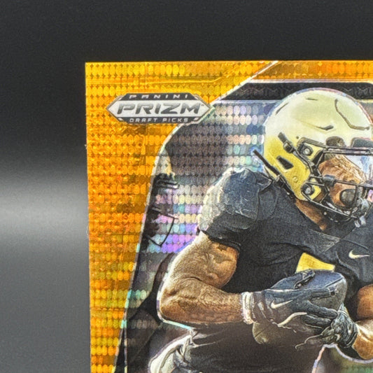 2025 Panini Prizm Draft Picks - RJ Harvey #135 Orange Pulsar Prizm /75 (RC)