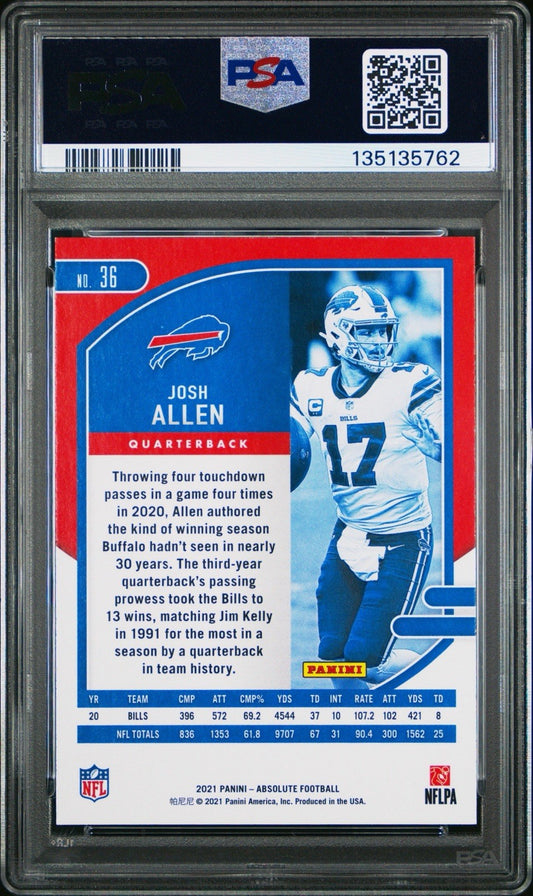 2021 Panini Absolute - Josh Allen #36